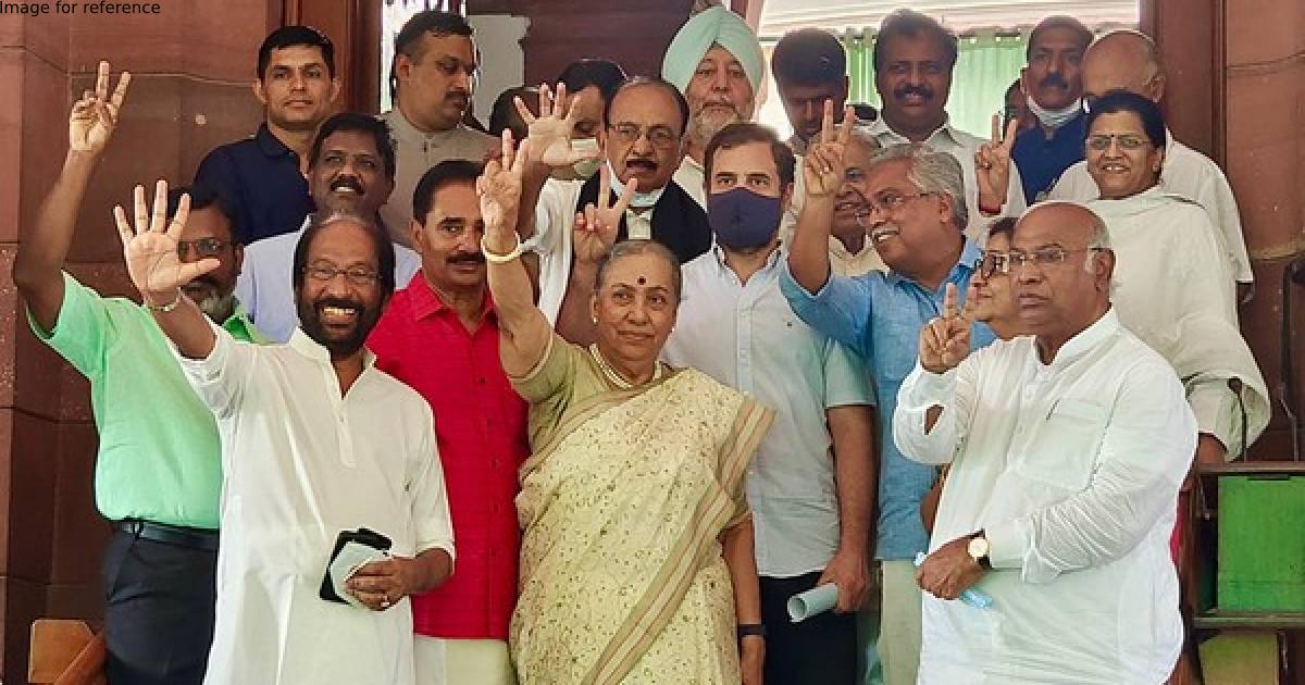 'Will help build a strong and united India': Margaret Alva after filing nomination as Oppn's VP candidate